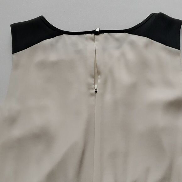 Loft 2 tone color block structured dress - Picture 3 of 7